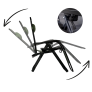 Раскладное кресло шезлонг LEOBRO Zero Gravity Premium Pistachio (LB-ZGC-G2-PST)