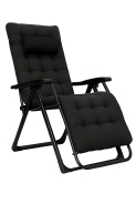 Раскладное кресло шезлонг LEOBRO Zero Gravity Premium Plus Black (LB-ZGC-K2-BLK)