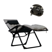 Раскладное кресло шезлонг LEOBRO Zero Gravity Premium Plus Grey (LB-ZGC-K2-GRY)