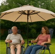 Розкладне крісло шезлонг LEOBRO Zero Gravity Brown (LB-ZGC-F1-BRN)