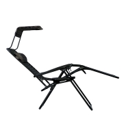 Розкладне крісло шезлонг з козирком LEOBRO Zero Gravity Plaid (LB-ZGC-H1-PLD