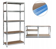 Стелаж LEOBRO Premium 180 х 90 х 30 см, 175кг/полиця, 5 полиць (LB-R103)