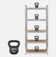 Стелаж LEOBRO Premium 150 х 70 х 30 см, 150кг/полиця, 5 полиць (LB-R110)