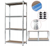 Стелаж LEOBRO Premium 150 х 70 х 30 см, 175кг/полиця, 4 полиці (LB-R111)