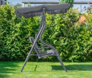 Гойдалка з подушками на 3 особи LEOBRO Relax Grey