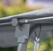 Гойдалка з подушками на 3 особи LEOBRO Relax Grey