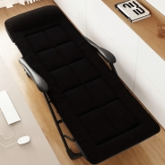 Розкладне крісло ліжко з вбудованим матрацом LEOBRO Black (LB-FCB-G3-BLK)