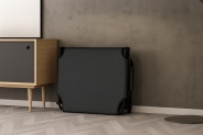 Розкладне ліжко (розкладачка) з Mesh-матрацом і подушкою LEOBRO Black (LB-FB-A2-BLK)