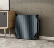 Розкладне ліжко (розкладачка) з Mesh-матрацом і подушкою LEOBRO Striped (LB-FB-A2-STR)