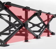 Туристична похідна розкладачка з Mesh-матрацом LEOBRO Black (LB-CC-L1-BLK)