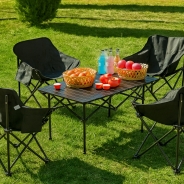 Складаний туристичний стіл для пікніка LEOBRO 120x60x50 см (LB-FT-A3)