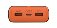 Power bank TRACER EnerGen 20000mAh PD+QC3.0 black/orange (TRABAT47516)