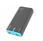 Power bank TRACER EnerGen 20000mAh PD+QC3.0 gray/blue (TRABAT47517)