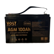 Комплект Volt Polska SINUS PRO 1100 E PLUS 12/230V 800/1200 + Акумулятор AGM 12V 100 Ah
