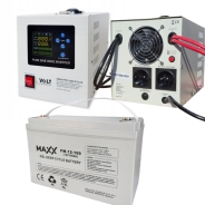 Комплект Volt Polska SINUS PRO 2200 E PLUS 12/230V 1200/2200W + Акумулятор 4SUN MAXX GEL 120Ah 12V  