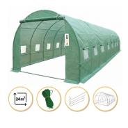 Посилена садова теплиця парник LEOBRO Garden 24м2 Green (LB-G124-GRN)