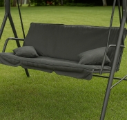 УЦІНКА! Гойдалка з подушками на 3 особи LEOBRO Grey (LB-SW3-D3-GRY)