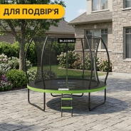 Батут з внутрішньою захисною сіткою 312 см LEOBRO Premium Pro 10FT GREEN (LB-1100)