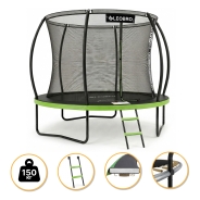 Батут з внутрішньою захисною сіткою 312 см LEOBRO Premium Pro 10FT GREEN (LB-1100)
