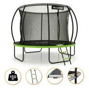 Батут с внутренней защитной сеткой 374 см LEOBRO Premium Pro 12FT GREEN (LB-1101)