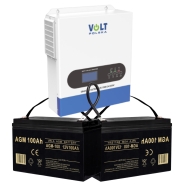 Комплект Volt Polska ULTRA PLUS 7000 24/230V (3500/7000W)  + 2 шт Акумулятор VOLT VRLA 100Ah 12V 
