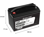 Аварійний комплект живлення Volt Polska SINUS PRO 800 E 12/230V 500/800W + Акумулятор Green Cell AGM 100Ah 12V