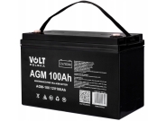 Комплект Volt Polska SINUS PRO 2500 S 24/230V 1800/2500W + 2 шт Акумулятор VOLT AGM 100Ah 12V 