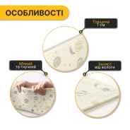 Дитячий ігровий килимок LEOBRO 180 x 200 x 1 см (LB-1036)