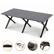 Раскладной туристический стол LEOBRO Camp Black XL (LB-1070)