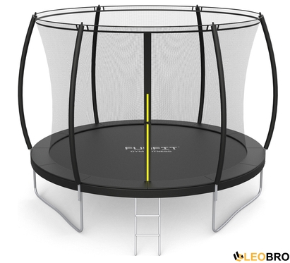 Батут FunFit 252см PREMIUM з внутрішньою захисною сіткою(3421) - 1