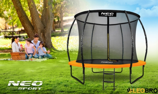 Батут Neo-Sport Premium 312 см із внутрішньою сіткою (NS-10C201) - 4