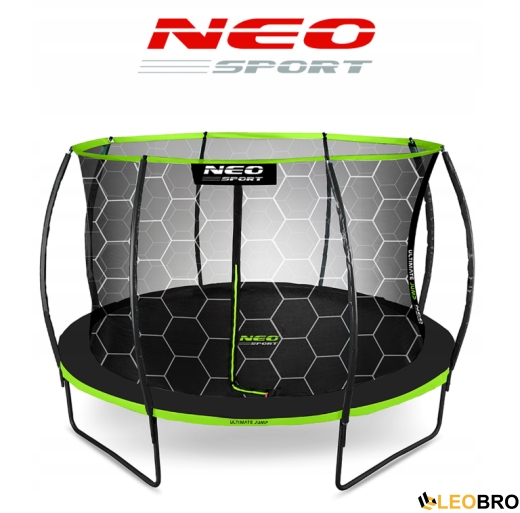 Батут Neo-Sport Premium 374 см із внутрішньою сіткою (NS-12C221) - 2