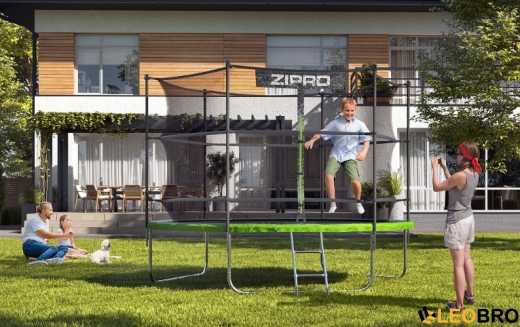 Батут Zipro 374 см із внутрішньою захисною сіткою Jump Pro 12FT IN - 7