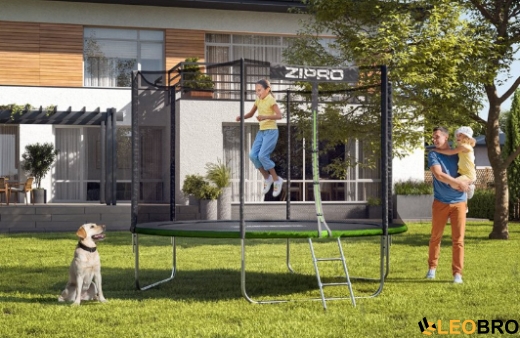 Батут Zipro 374 см із зовнішньою захисною сіткою Jump Pro 12FT OUT - 7
