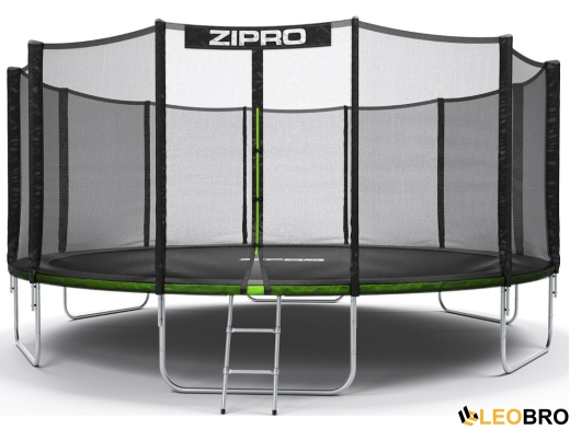 Батут Zipro 496 см із зовнішньою захисною сіткою Jump Pro 16FT OUT - 1