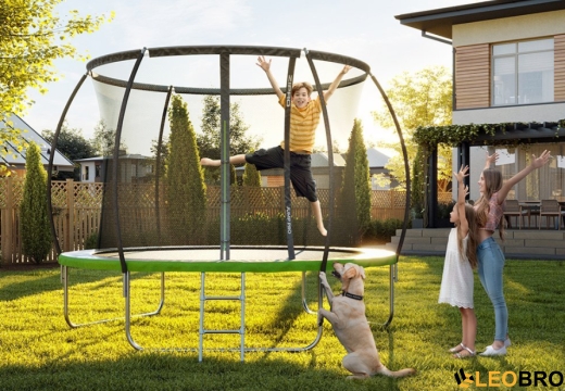 Батут Zipro Premium 435 см із внутрішньою захисною сіткою Jump Pro 14FT IN - 2