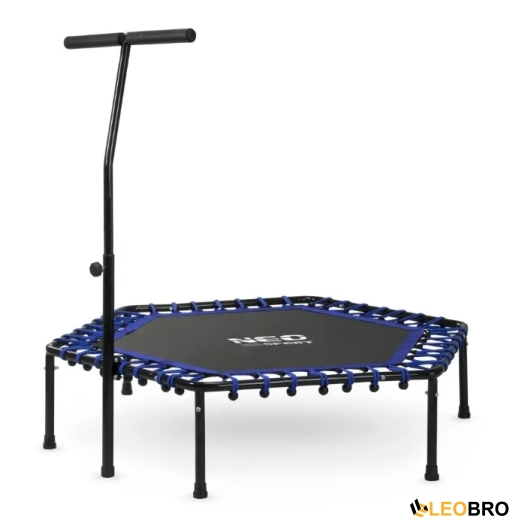 Фітнес батут Neo-Sport 127 см Blue-black (1102) - 3