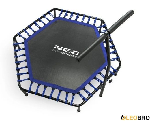 Фітнес батут Neo-Sport 127 см Blue-black (1102) - 4