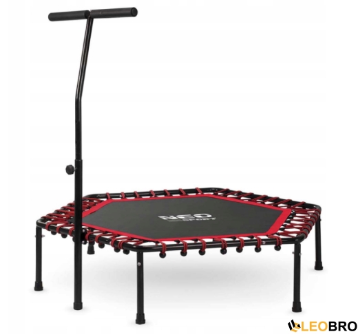 Фітнес батут Neo-Sport 127 см Red-black (1104) - 1