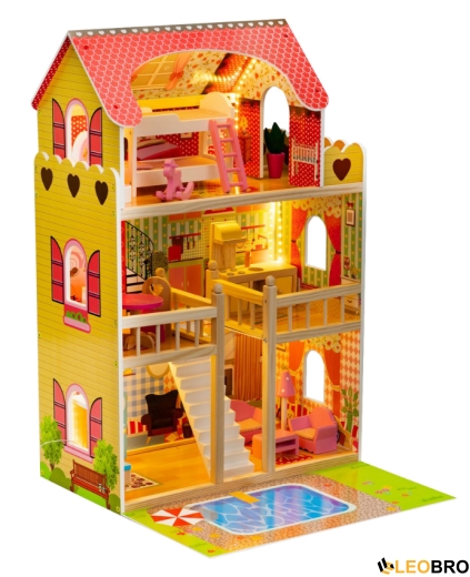 Ігровий будинок з LED RGB підсвічуванням FUNFIT KIDS (3044) - 1
