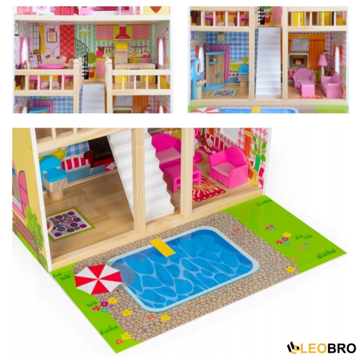 Ігровий будинок з LED RGB підсвічуванням FUNFIT KIDS (3044) - 4