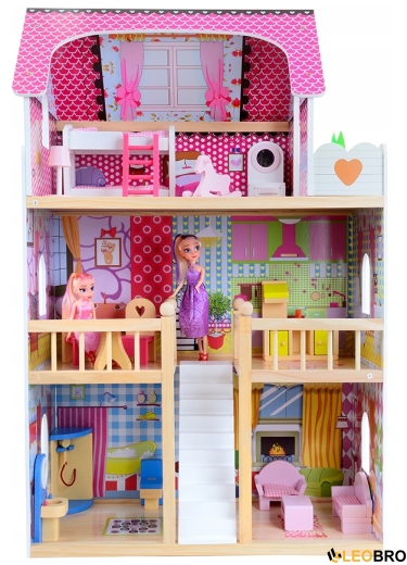 Ігровий будинок з LED RGB підсвічуванням FUNFIT KIDS (3046) - 1