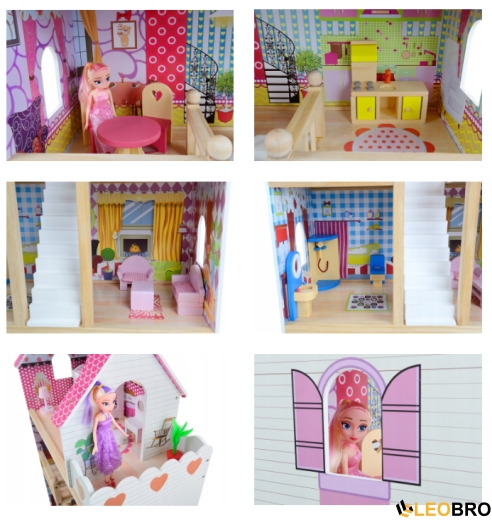 Ігровий будинок з LED RGB підсвічуванням FUNFIT KIDS (3046) - 3