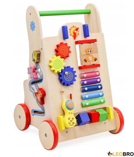 Ігровий розвиваючий бізіборд на колесах FUNFIT KIDS (3888) - 1