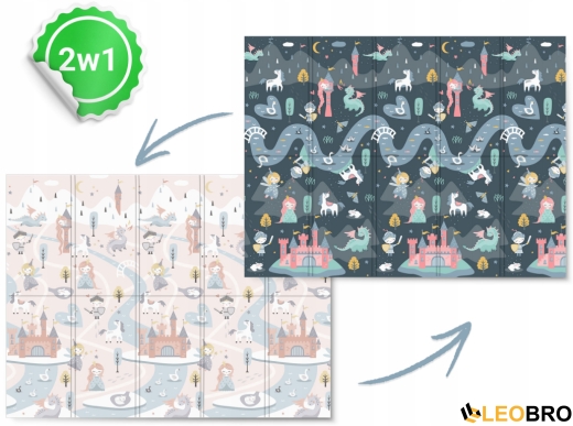 Розвиваючий мат NK-341 Nukido 200 x 150 x 1 см (734102) - 6