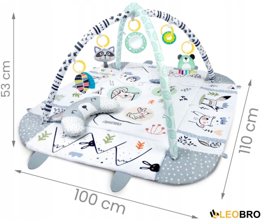 Килимок, що розвиває Krolik Ricokids 110 х 100 см (7350) - 5