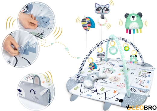 Килимок, що розвиває Krolik Ricokids 110 х 100 см (7350) - 6