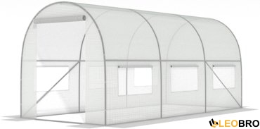 Садова теплиця з вікнами FunFit Garden 9m2 = 450*200*200 (1559) - 6