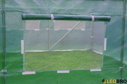 Садова теплиця з вікнами FunFit Garden 7m2 = 350*200*200 (Зелена) (1481) - 6