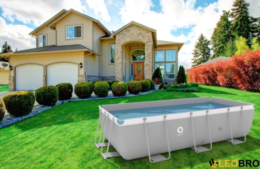 Басейн каркасний, прямокутний Avenli 400x200x99 см. 17в1 (2816) - 10